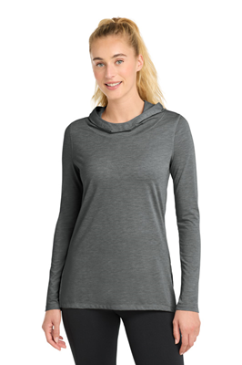 Sport-Tek® Women's PosiCharge ® Tri-Blend Wicking Long Sleeve Hoodie