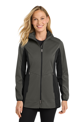 Port Authority® Women's Active Hooded Soft Shell Jacket