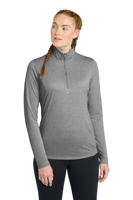 Sport-Tek® Women's PosiCharge® Tri-Blend Wicking 1/4-Zip Pullover